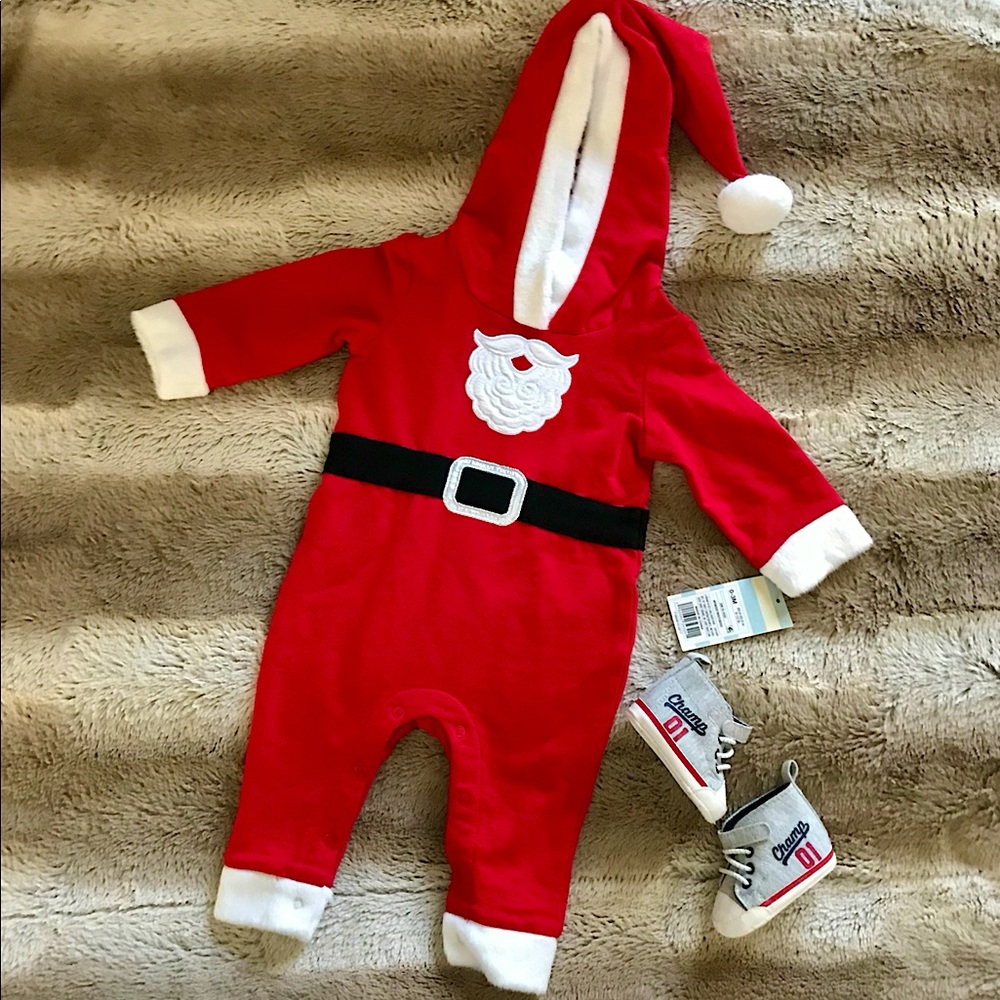 Cat & Jack baby Santa Jumpsuit!